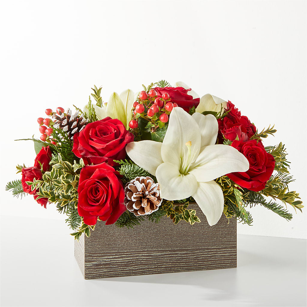 Snowy Wonderland Bouquet – Luxe Flowers Birmingham, Birmingham MI