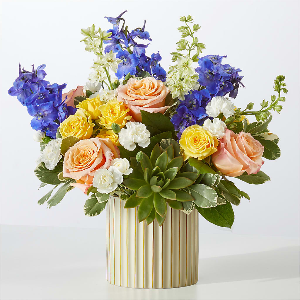 Cobalt Reverie Bouquet – Luxe Flowers Birmingham, Birmingham MI