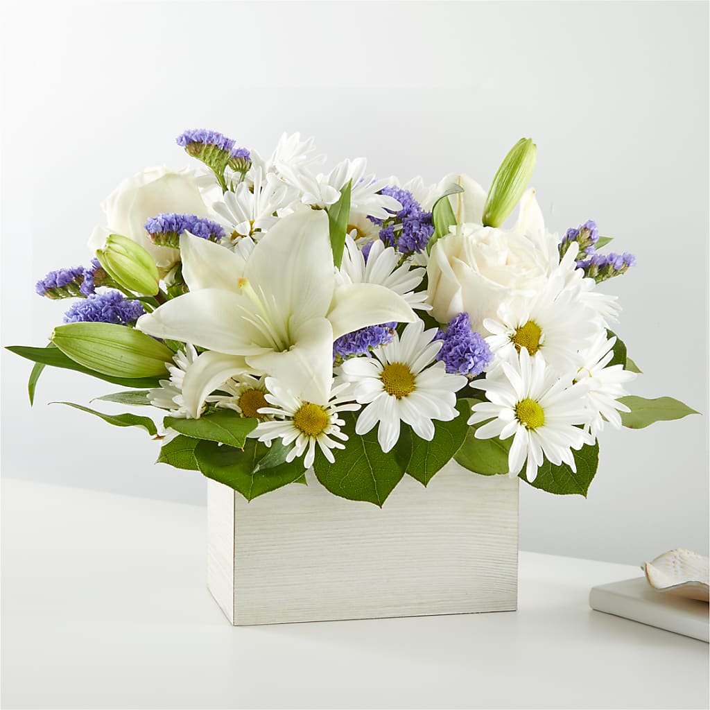 Beyond Blue Box Bouquet – Luxe Flowers Birmingham, Birmingham MI
