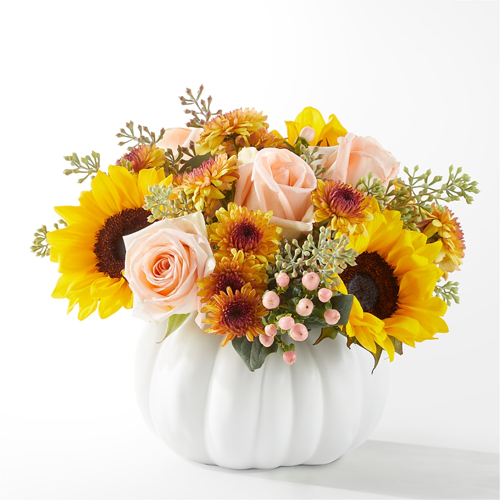 Pumpkin to Talk About Bouquet – Luxe Flowers Birmingham, Birmingham MI