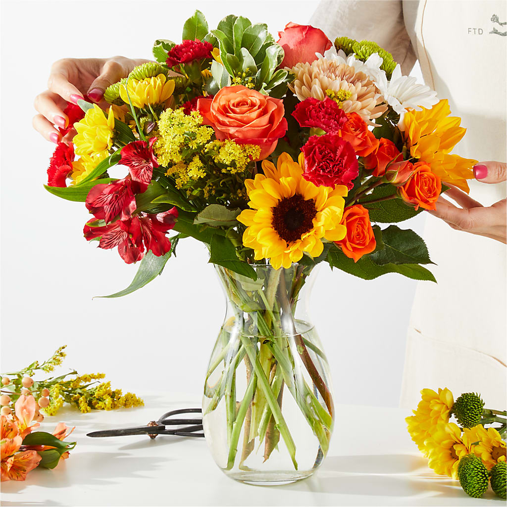 Fall Delight – A Florist Original – Luxe Flowers Birmingham, Birmingham MI