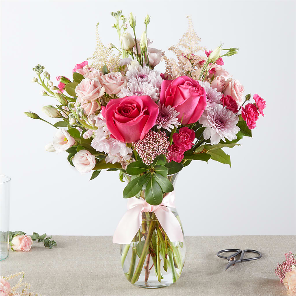 Pink Ribbon - A Florist Original – Luxe Flowers Birmingham, Birmingham MI