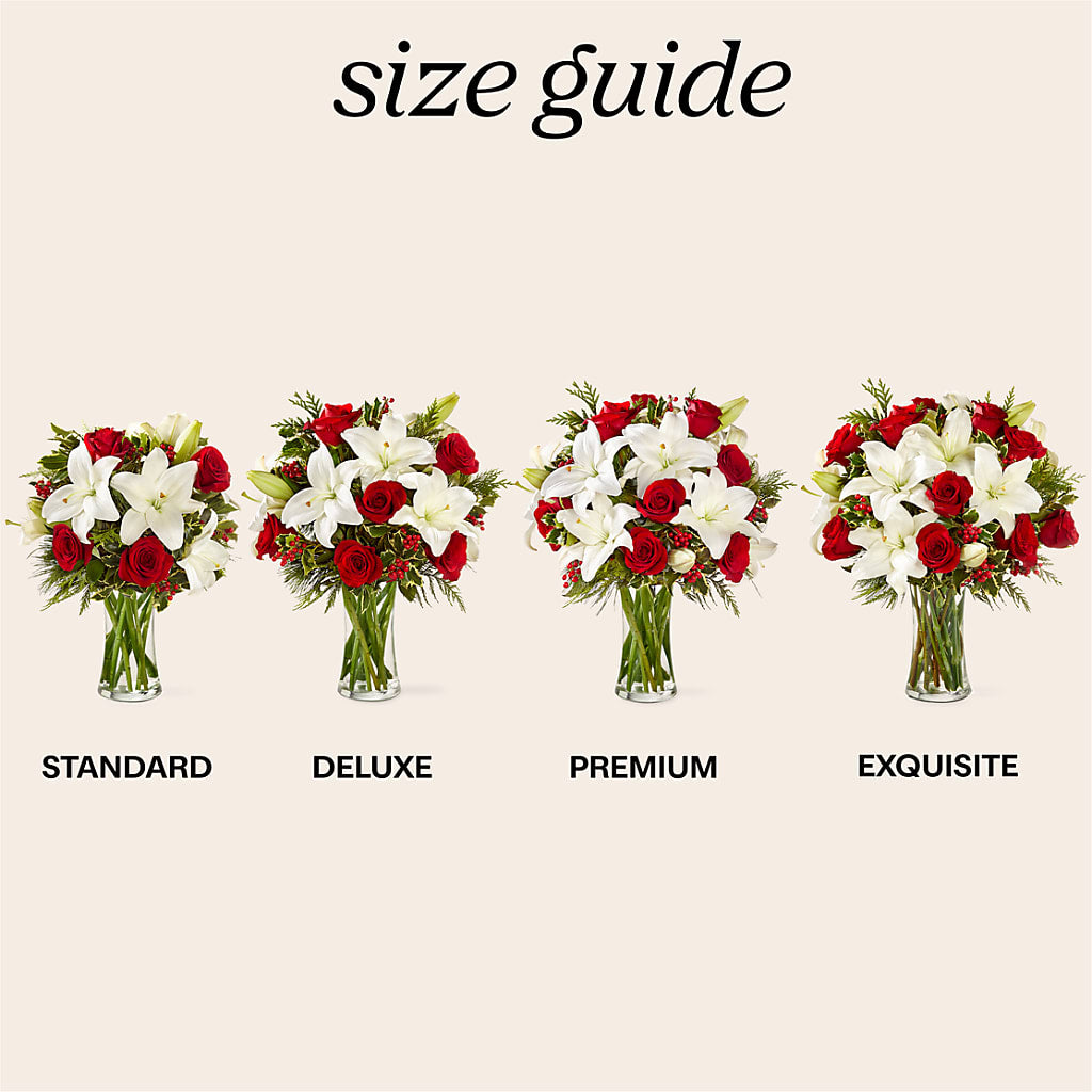Sparkling Snowflakes Bouquet – Luxe Flowers Birmingham, Birmingham MI