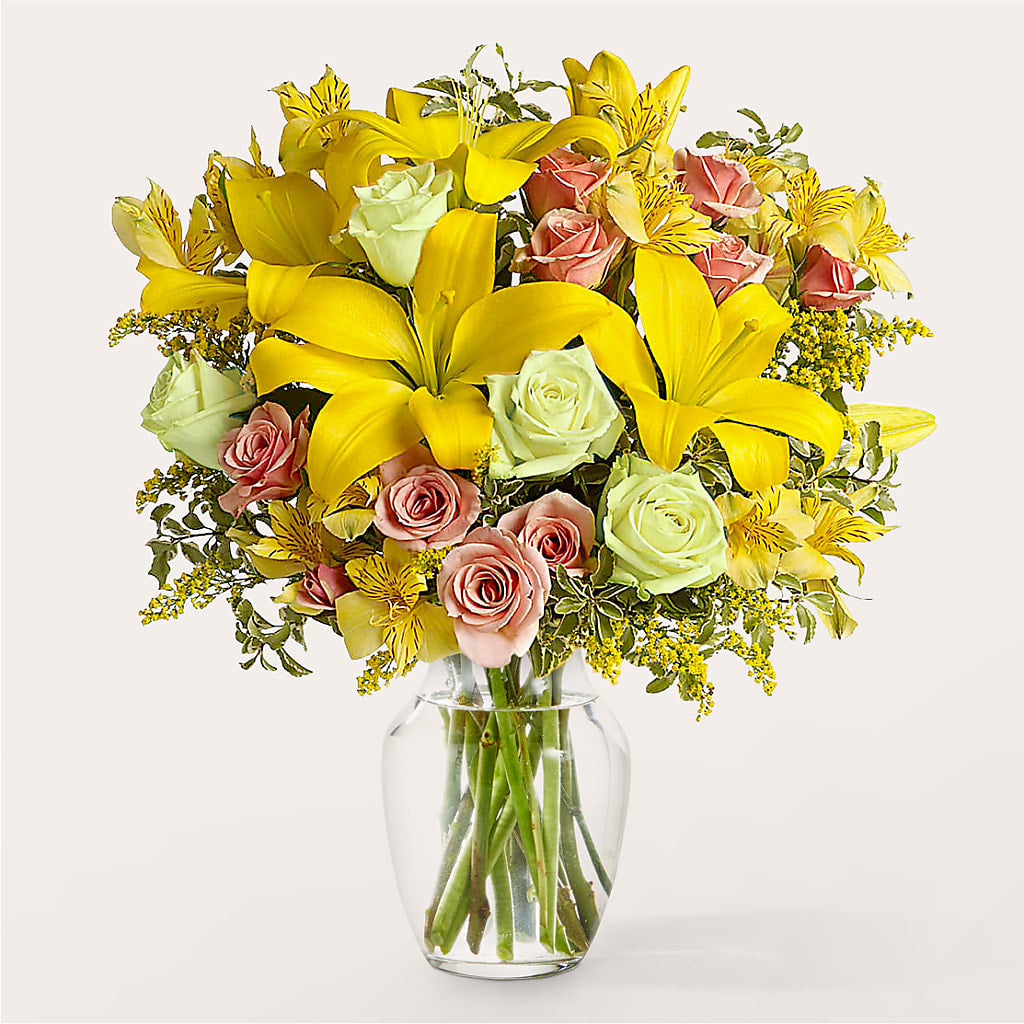 Sunburst Bouquet – Luxe Flowers Birmingham, Birmingham MI