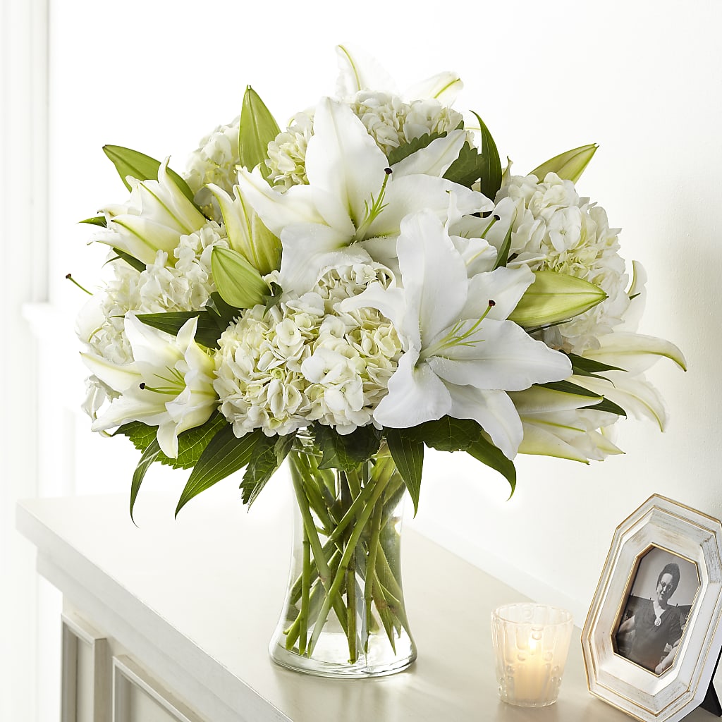 Compassionate Lily Bouquet – Luxe Flowers Birmingham, Birmingham MI