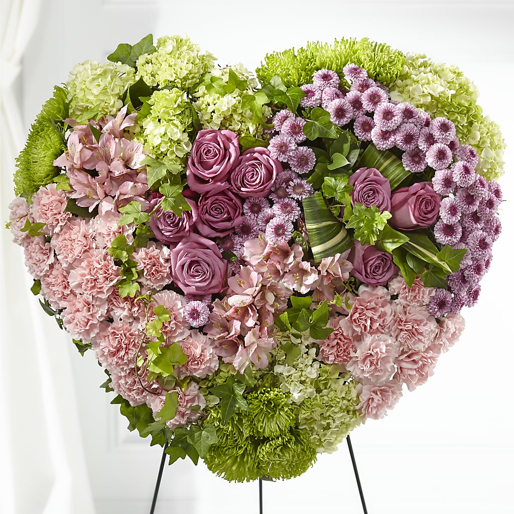 Heartwarming Standing Heart – Luxe Flowers Birmingham, Birmingham MI