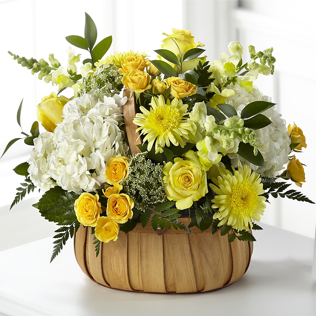 Rustic Remembrance Basket – Luxe Flowers Birmingham, Birmingham MI