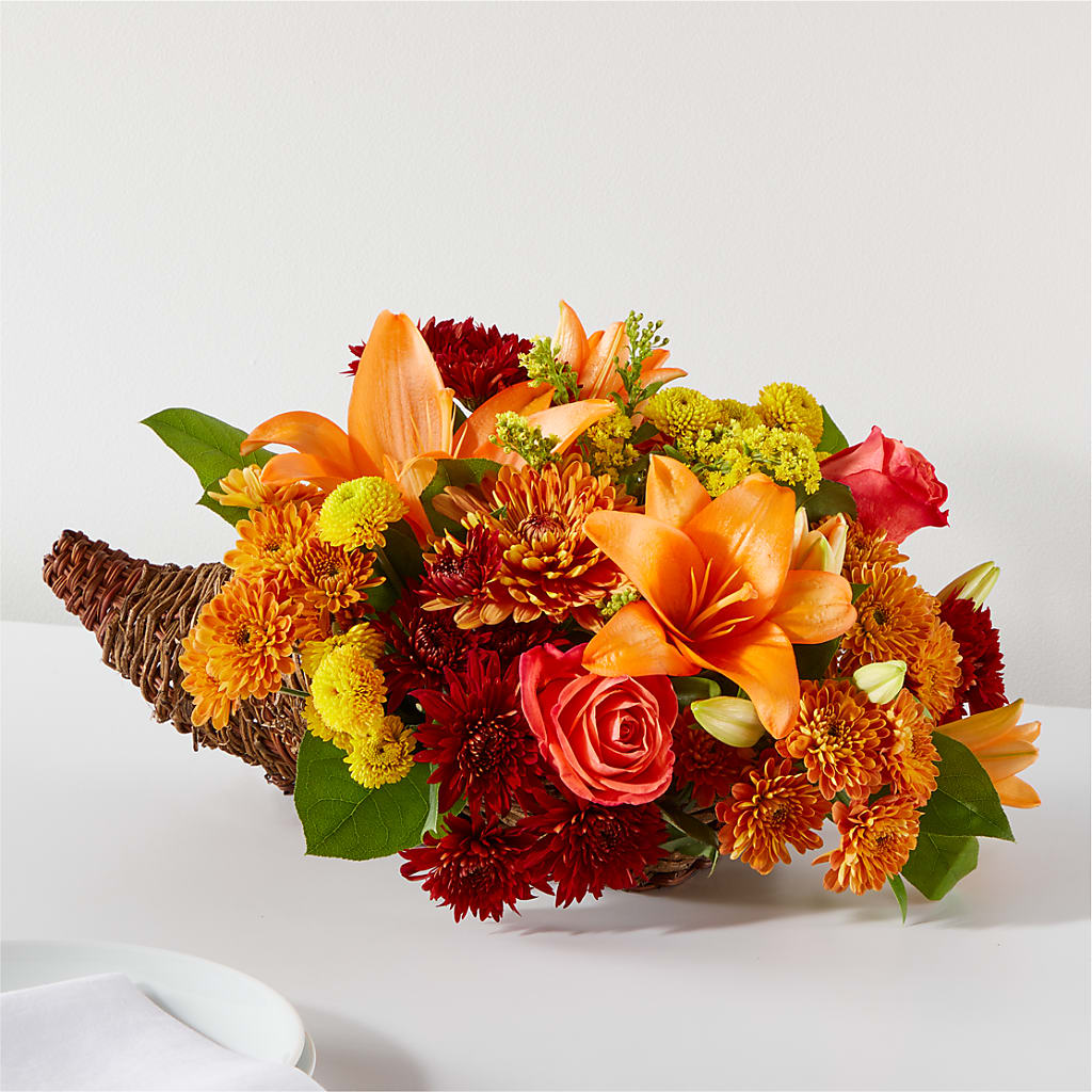 Bouquet of Blessings Cornucopia – Luxe Flowers Birmingham, Birmingham MI