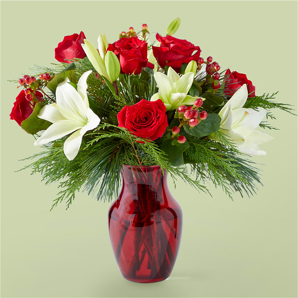 Evergreen Delight Bouquet – Luxe Flowers Birmingham, Birmingham MI