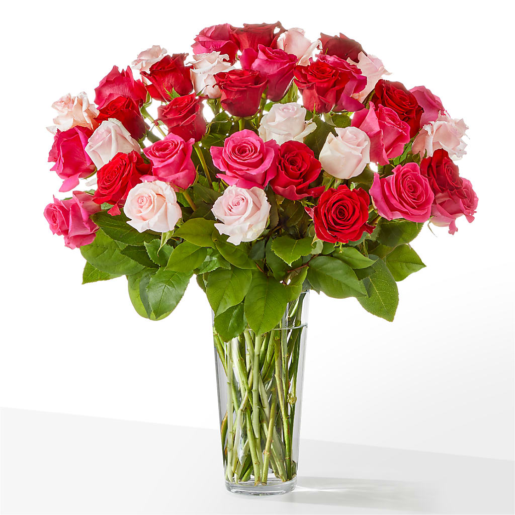Charming Rose Bouquet – Luxe Flowers Birmingham, Birmingham MI