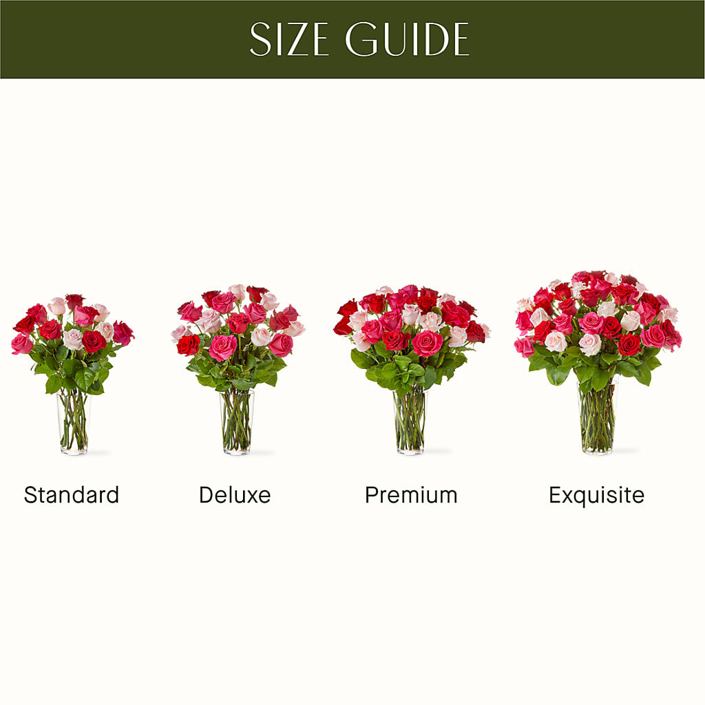 Charming Rose Bouquet – Luxe Flowers Birmingham, Birmingham MI