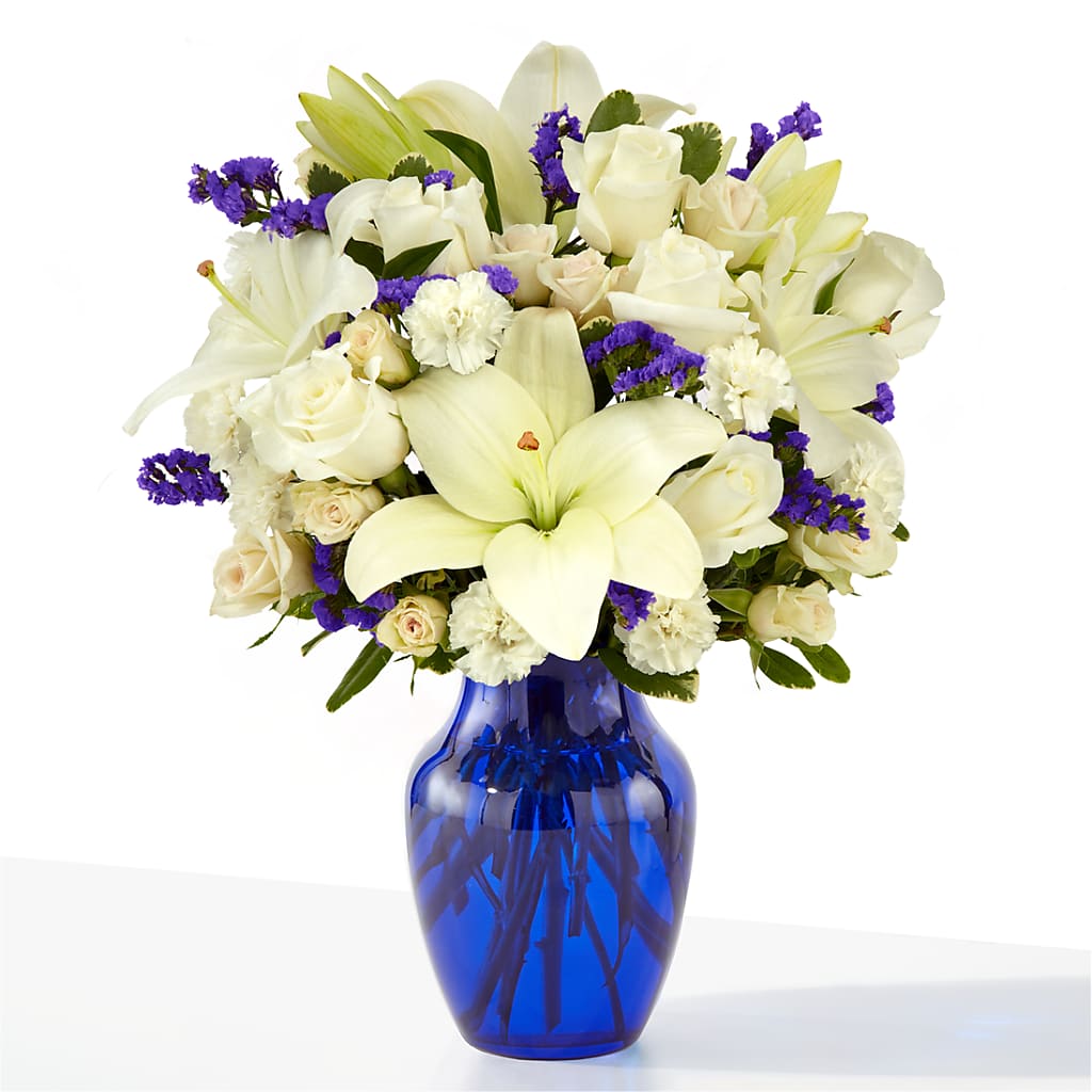 Sapphire Rush Bouquet – Luxe Flowers Birmingham, Birmingham MI