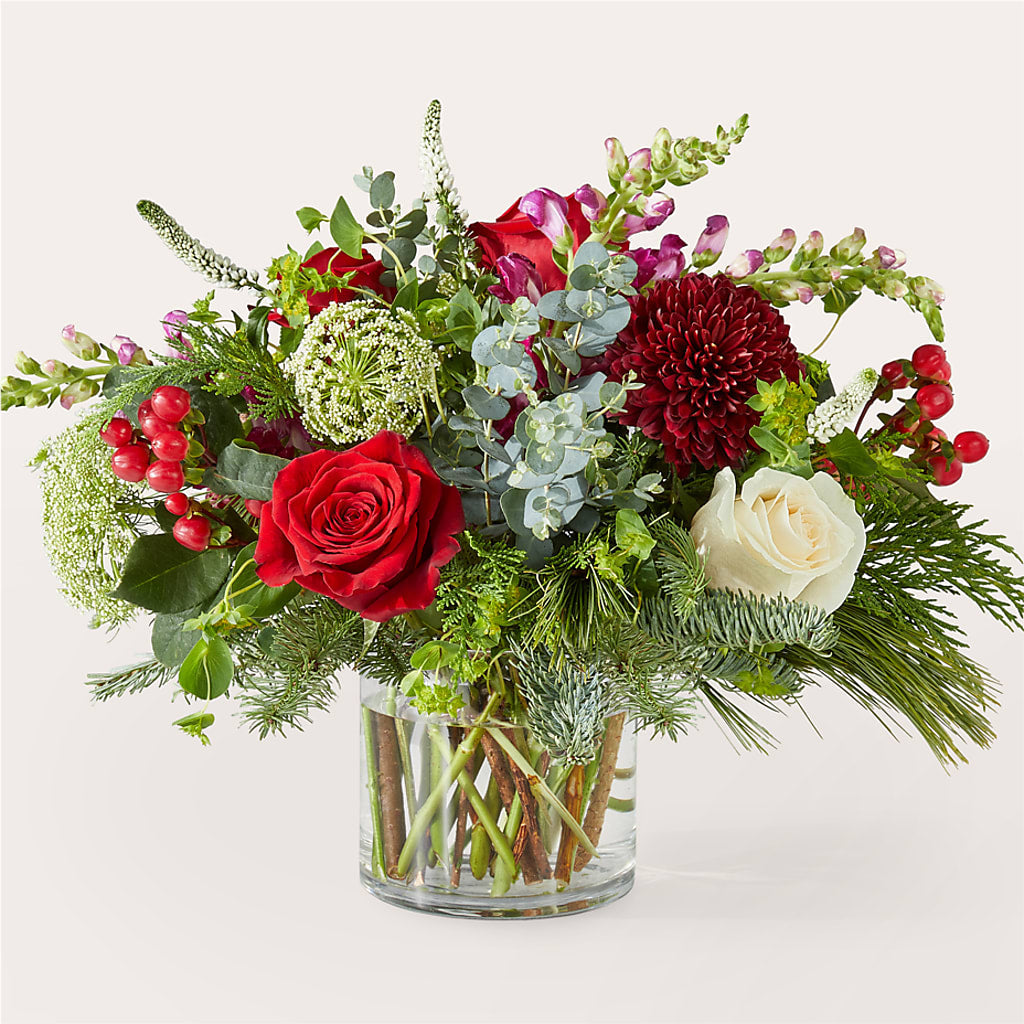 Cranberry Fizz Bouquet – Luxe Flowers Birmingham, Birmingham MI