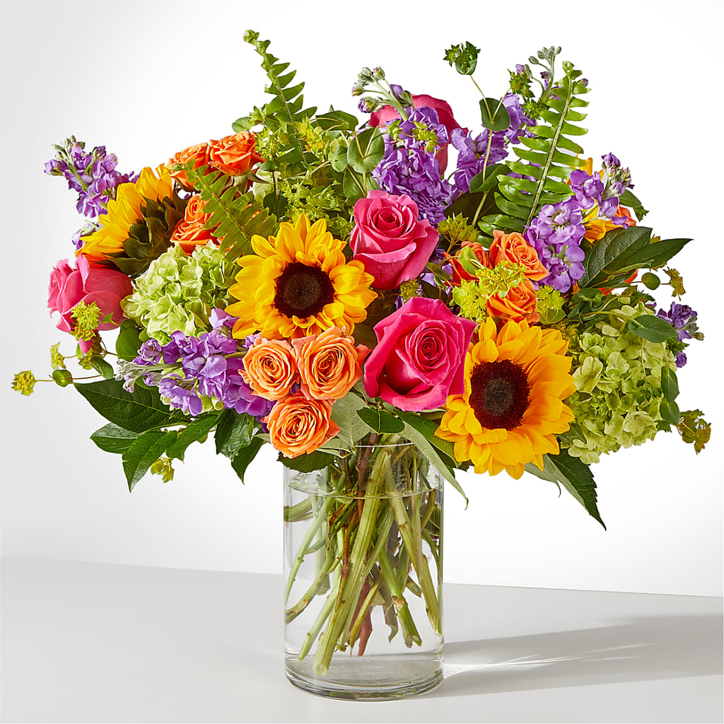 Vibrant Greetings Bouquet – Luxe Flowers Birmingham, Birmingham MI