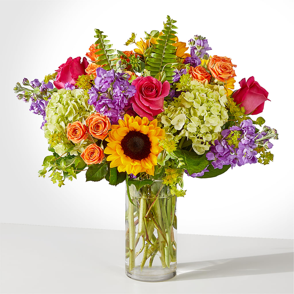 Vibrant Greetings Bouquet – Luxe Flowers Birmingham, Birmingham MI