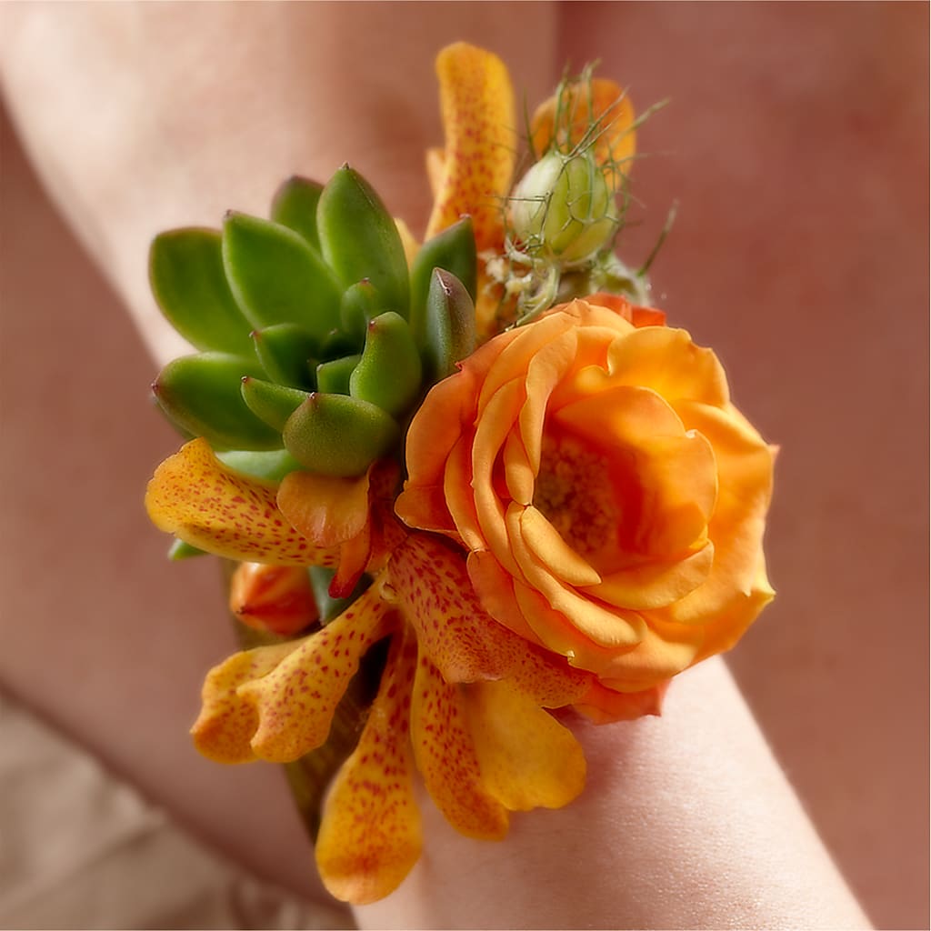 Irresistible Love Wrist Corsage – Luxe Flowers Birmingham, Birmingham MI
