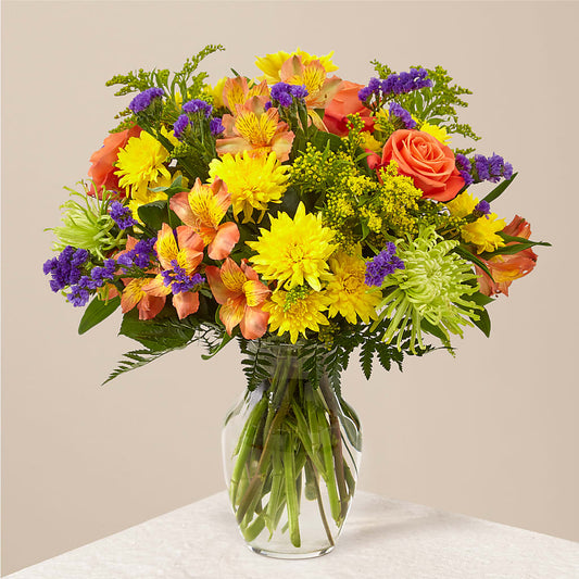 Marmalade Skies Bouquet –  Luxe Flowers Birmingham, Birmingham MI