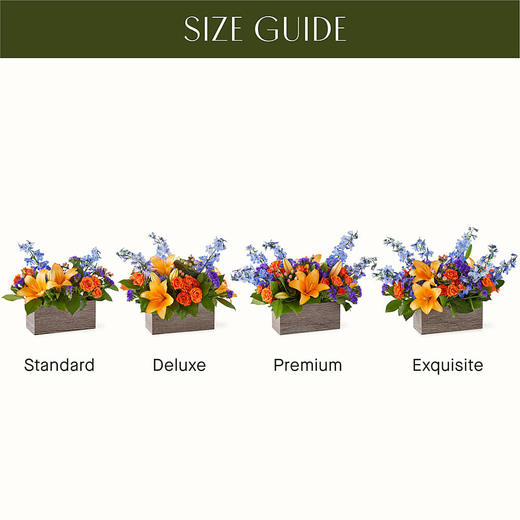 Radiant Citrus Box Bouquet –  Luxe Flowers Birmingham, Birmingham MI
