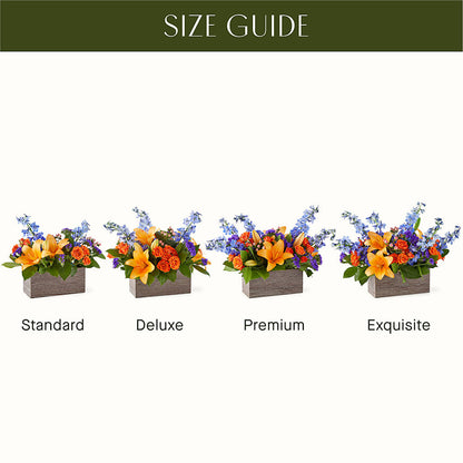 Radiant Citrus Box Bouquet –  Luxe Flowers Birmingham, Birmingham MI