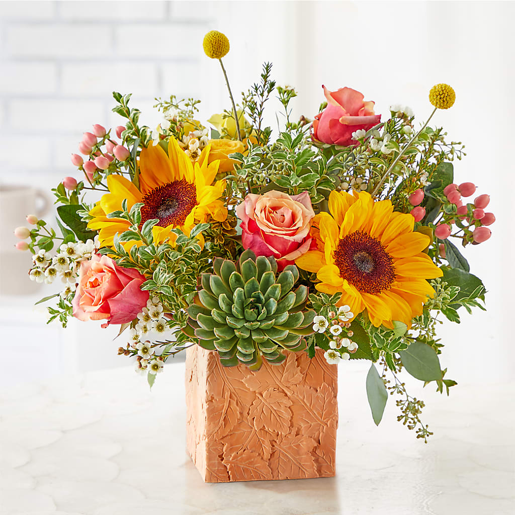Sunflower Season Bouquet –  Luxe Flowers Birmingham, Birmingham MI