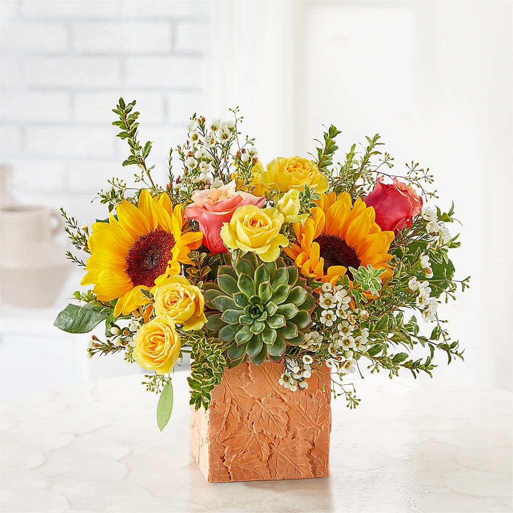 Sunflower Season Bouquet –  Luxe Flowers Birmingham, Birmingham MI