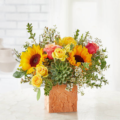 Sunflower Season Bouquet –  Luxe Flowers Birmingham, Birmingham MI
