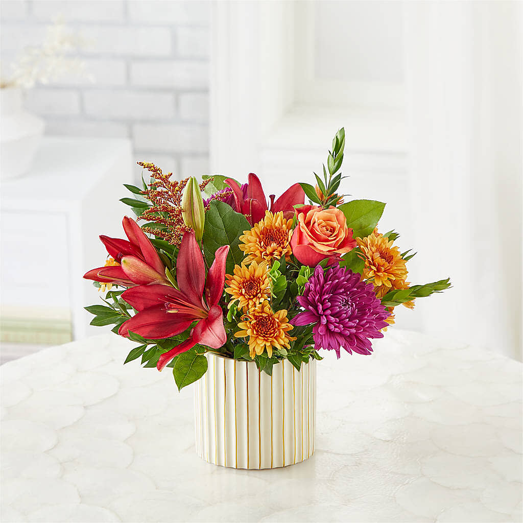 Burgundy Landscape Bouquet –  Luxe Flowers Birmingham, Birmingham MI