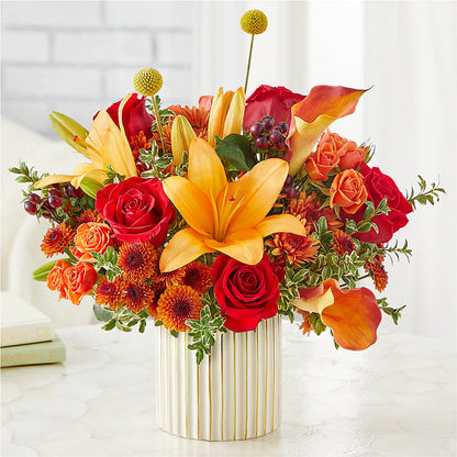 Scarlet Skies Bouquet –  Luxe Flowers Birmingham, Birmingham MI