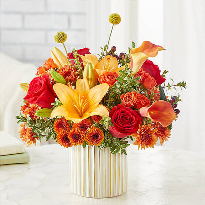 Scarlet Skies Bouquet –  Luxe Flowers Birmingham, Birmingham MI