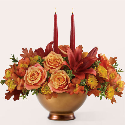 Harvest Table Centerpiece –  Luxe Flowers Birmingham, Birmingham MI