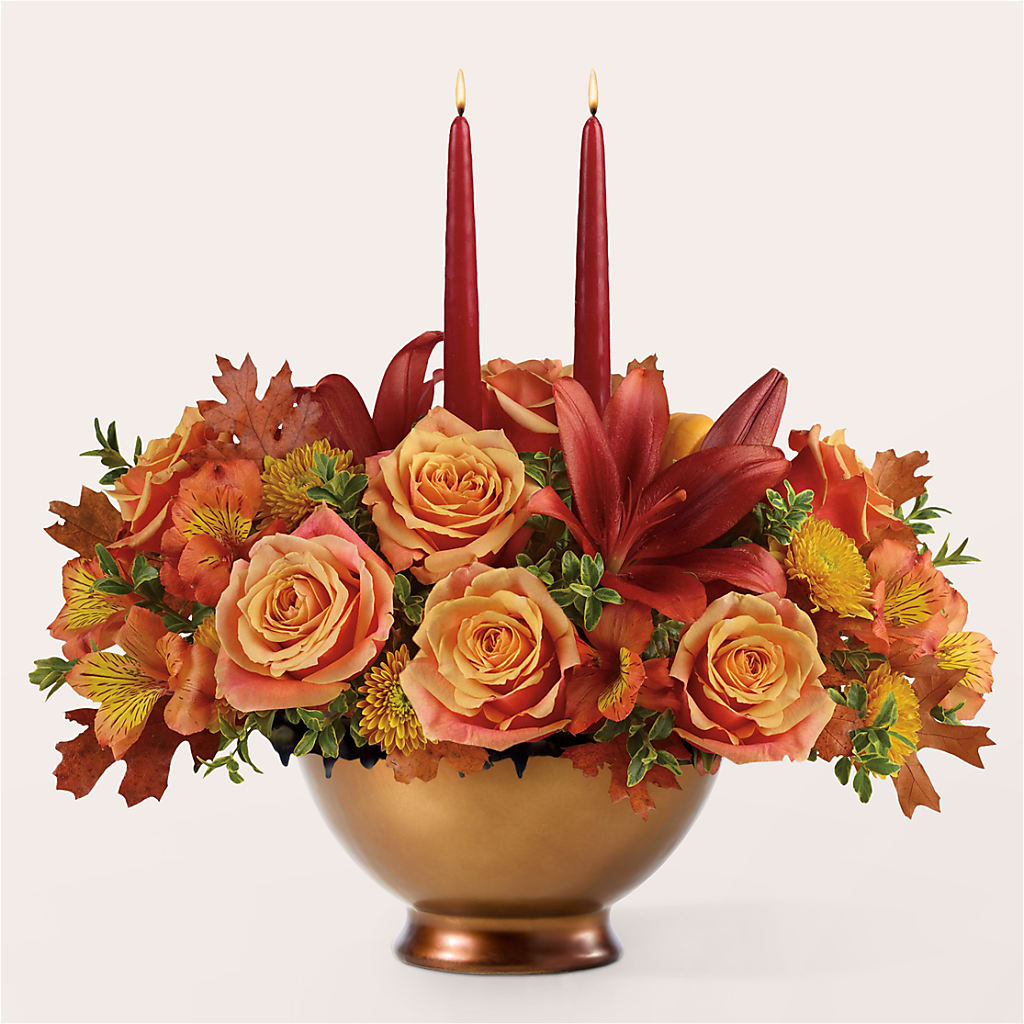 Harvest Table Centerpiece –  Luxe Flowers Birmingham, Birmingham MI