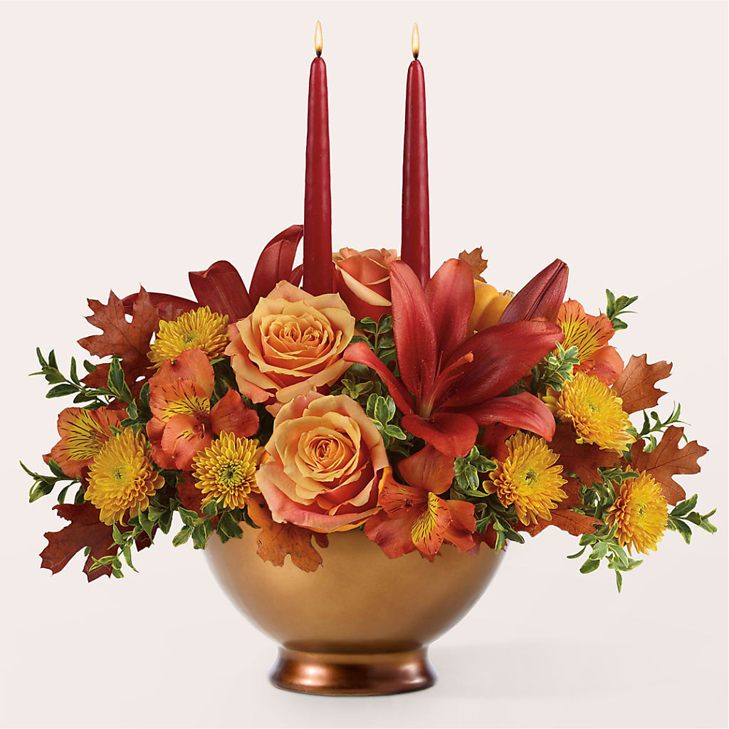 Harvest Table Centerpiece –  Luxe Flowers Birmingham, Birmingham MI