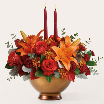 Fruits of Fall Centerpiece –  Luxe Flowers Birmingham, Birmingham MI