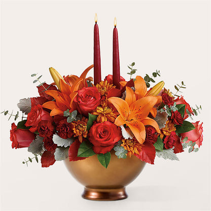Fruits of Fall Centerpiece –  Luxe Flowers Birmingham, Birmingham MI