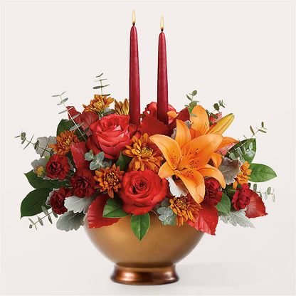 Fruits of Fall Centerpiece –  Luxe Flowers Birmingham, Birmingham MI