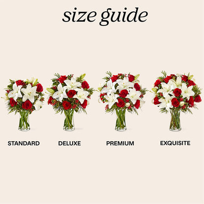 Sparkling Snowflakes Bouquet –  Luxe Flowers Birmingham, Birmingham MI