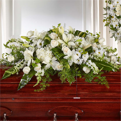 Abundance Casket Spray –  Luxe Flowers Birmingham, Birmingham MI