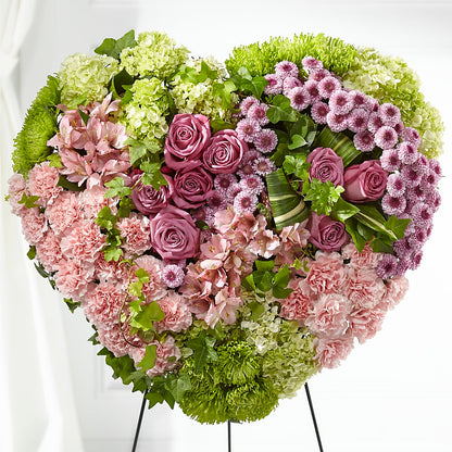 Heartwarming Standing Heart –  Luxe Flowers Birmingham, Birmingham MI