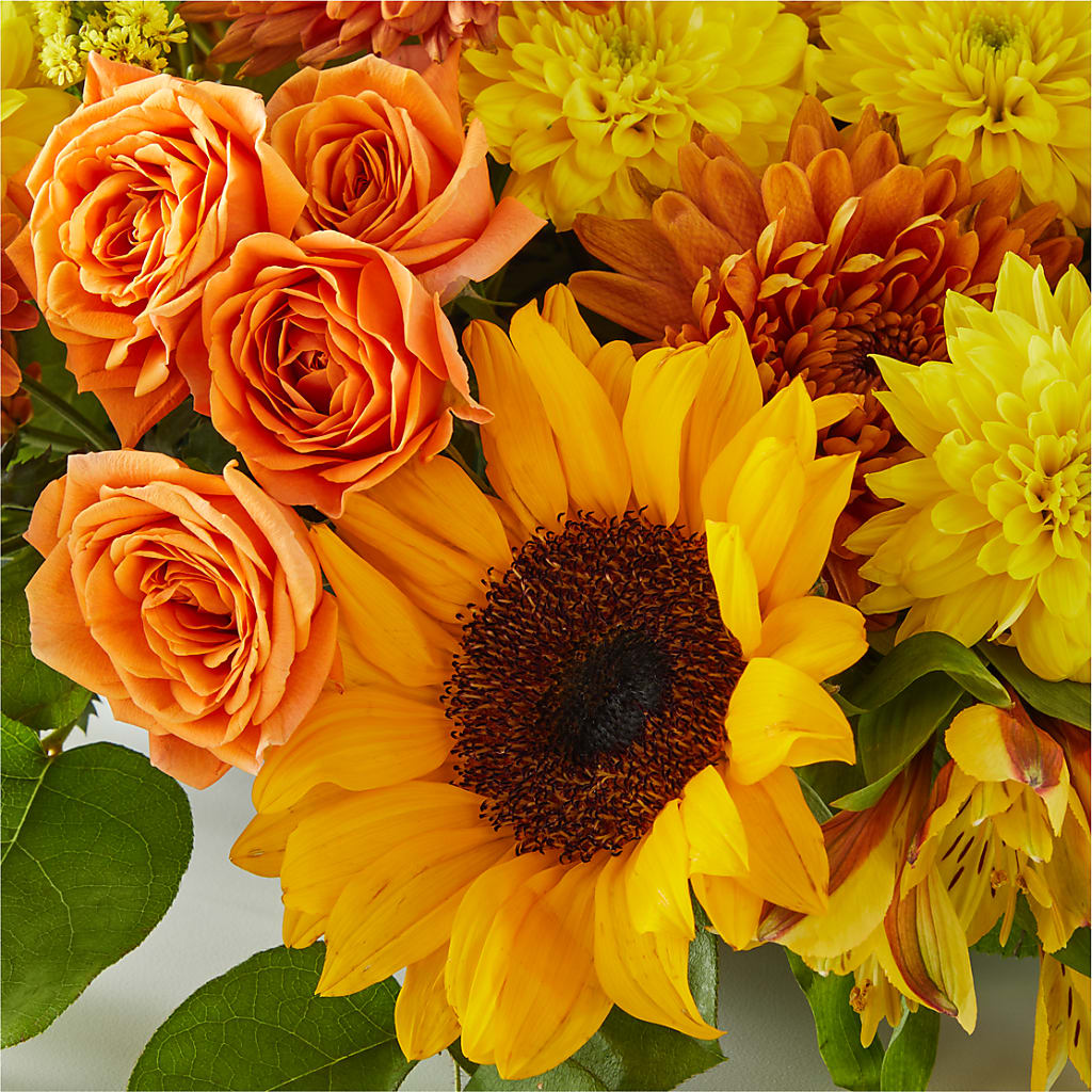 Autumn Harmony Centerpiece –  Luxe Flowers Birmingham, Birmingham MI