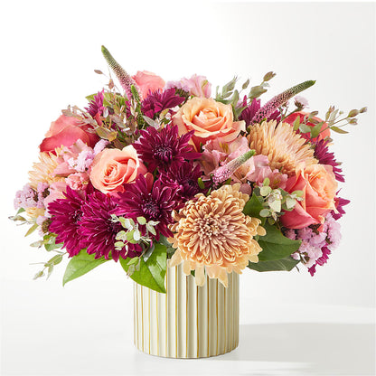Berry Cobbler Bouquet with Ivory Vase –  Luxe Flowers Birmingham, Birmingham MI