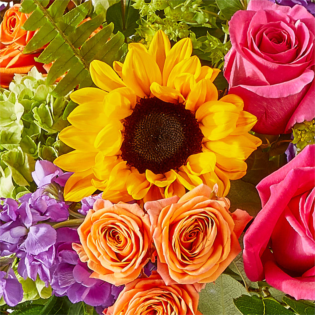 Vibrant Greetings Bouquet –  Luxe Flowers Birmingham, Birmingham MI
